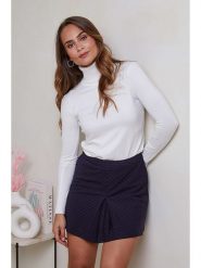 Soft Cashmere Sweter w kolorze białym rozmiar: 38/40. Białe golfy damskie Soft Cashmere, z kaszmiru, bez kołnierzyka. Za 133.29 zł.