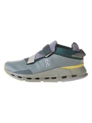 ON RUNNING Buty "Cloudnova Wrap" w kolorze szaro-turkusowym do biegania rozmiar: 36,5. Szare obuwie sportowe damskie On Running, z materiału, bez zapięcia, do biegania. Za 227.31 zł.