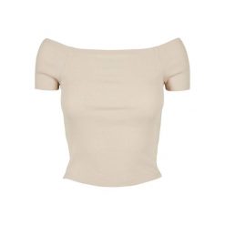 Koszulka Damska/żebrowana Bez Ramiączek. Białe koszulki damskie Urban Classics, xl, bez wzorów, bez kołnierzyka, bez ramiączek. Za 54.99 zł.