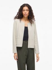 Vila Kardigan "Garden" w kolorze kremowym rozmiar: M. Brązowe kardigany damskie Vila, m, bez wzorów. Za 113.99 zł.