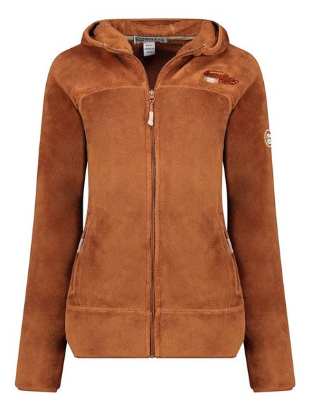 Canadian Peak Kurtka polarowa "Upaloodeak" w kolorze jasnobrązowym rozmiar: XL. Brązowe kurtki damskie Canadian Peak, xl, bez wzorów, z materiału, bez kaptura. Za 114.44 zł.