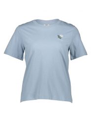 JDY Koszulka "Pisa" w kolorze błękitnym rozmiar: L. Niebieskie bluzki damskie JDY, l, bez wzorów, z bawełny, bez kołnierzyka, bez ramiączek. Za 61.46 zł.