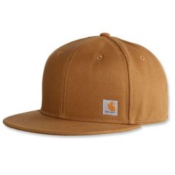 Czapka z daszkiem snapback Carhartt Ashland Cap. Brązowe czapki z daszkiem damskie Carhartt, bez wzorów. Za 112.00 zł.