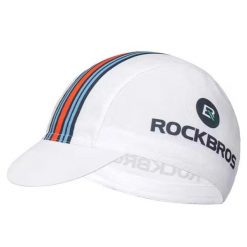 Czapka rowerowa Rockbros MZ10022 z daszkiem - biała. Białe czapki z daszkiem damskie ROCKBROS, bez wzorów, z materiału. Za 74.00 zł.
