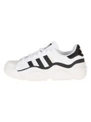 Adidas Skórzane sneakersy "Superstar Millencon" kolorze białym rozmiar: 43 1/3. Białe obuwie sportowe damskie Adidas, bez zapięcia. Za 232.78 zł.