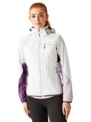 Regatta Kurtka hybrydowa "Andreson Pro" w kolorze biało-fioletowym rozmiar: 44. Białe kurtki sportowe damskie Regatta, bez wzorów, bez kaptura. Za 170.07 zł.