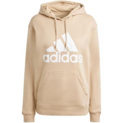 Bluza damska adidas Essentials Big Logo Regular Fleece Hoodie. Białe bluzy damskie Adidas, m, bez wzorów, bez kaptura. Za 219.00 zł.
