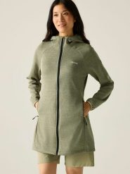 Regatta Płaszcz polarowy "Bloomfield" w kolorze khaki rozmiar: 38. Brązowe płaszcze damskie Regatta, bez wzorów, z polaru, bez kaptura. Za 132.67 zł.