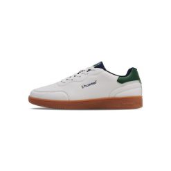Sneakersy Hummel Match Point MP. Białe obuwie sportowe damskie Hummel, z gumy, bez zapięcia, do biegania. Za 270.00 zł.