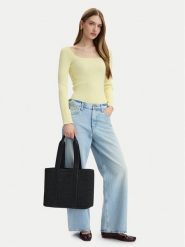 HUGO Torebka 50563016 Czarny. Czarne torebki klasyczne damskie Hugo, ze skóry, bez dodatków. Za 899.99 zł.