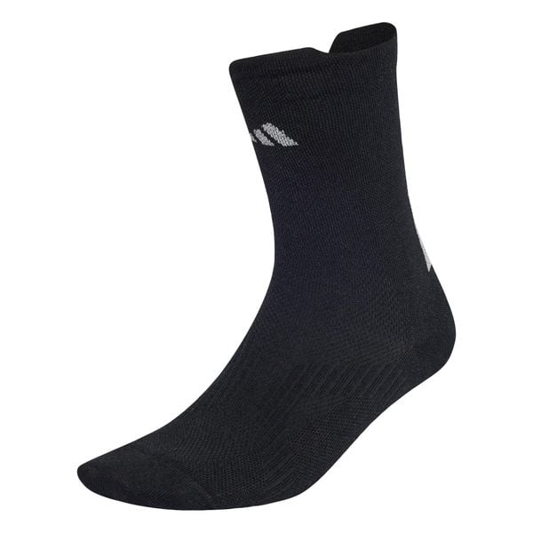 SKARPETY RUNNING REFLECTIVE CREW. Czarne skarpetki damskie Adidas, bez wzorów, z elastanu. Za 89.95 zł.