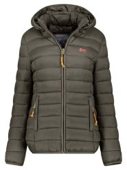 Geographical Norway Kurtka pikowana "Atikolor" w kolorze khaki rozmiar: XXL. Brązowe kurtki damskie Geographical Norway, xxl, bez wzorów, bez kaptura. Za 158.10 zł.