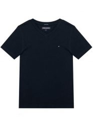 Tommy Hilfiger T-Shirt KB0KB04142 S Granatowy Regular Fit. Niebieskie t-shirty i koszulki chłopięce Tommy Hilfiger, bez wzorów, z bawełny, bez kołnierzyka, bez ramiączek. Za 59.99 zł.