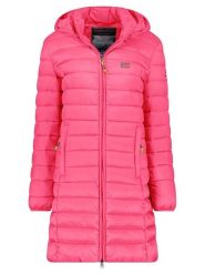 Geographical Norway Płaszcz pikowany "Atikolor" w kolorze różowym rozmiar: XXL. Różowe płaszcze damskie Geographical Norway, xxl, bez wzorów, bez kaptura. Za 174.84 zł.