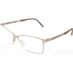 Oprawki "P8262" w kolorze złoto-brązowym. Brązowe okulary przeciwsłoneczne damskie Porsche Design, Bobbi Brown. W wyprzedaży za 299.95 zł.