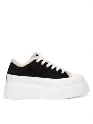 Inuikii Trampki Matilda Curly 1001.001.0381 Czarny. Czarne trampki damskie Inuikii, bez wzorów, ze skóry, bez zapięcia. Za 1,149.00 zł.