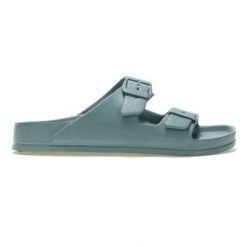 Damskie sandały Brooklyn z podwójnym paskiem. Zielone sandały damskie Regatta, bez wzorów, bez obcasa, bez zapięcia. Za 157.00 zł.