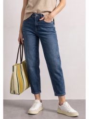 Street One Dżinsy - Barrel fit - w kolorze niebieskim rozmiar: W28/L28. Niebieskie jeansy damskie Street One, z podwyższonym stanem. Za 189.95 zł.