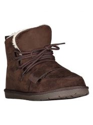 Geographical Norway Botki zimowe "Olasneige" w kolorze brązowym rozmiar: 36. Brązowe botki damskie Geographical Norway, na zimę, z futra, bez obcasa, bez zapięcia. Za 188.85 zł.