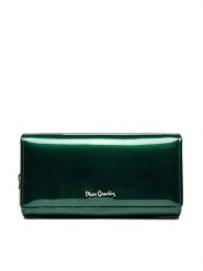 Pierre Cardin Portfel 07 SHINY 106 Zielony. Zielone portfele damskie Pierre Cardin, bez wzorów, ze skóry. Za 139.99 zł.