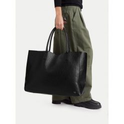 Torebka G-Star. Czarne shopper bag G-Star, bez wzorów, bez dodatków. Za 299.99 zł.
