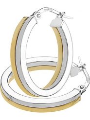 Revoni Złote kolczyki-kreole rozmiar: onesize. Szare kolczyki damskie Revoni, złote. Za 1,183.24 zł.