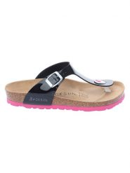 BACKSUN Japonki "Singapore" w kolorze czarnym rozmiar: 42. Czarne klapki damskie Backsun, bez wzorów, z materiału, z otwartym noskiem, bez obcasa, bez zapięcia. Za 144.92 zł.