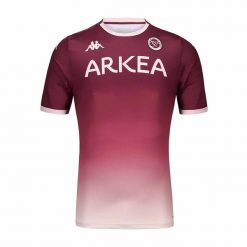 Koszulka Union Bordeaux-Bègles Aboupret Pro 8 2023/24. Czerwone koszulki damskie Kappa, bez wzorów, bez kołnierzyka, bez ramiączek. Za 225.95 zł.