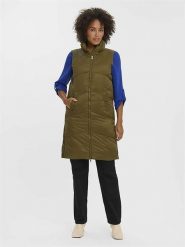Vero Moda Kamizelka pikowana w kolorze khaki rozmiar: M. Brązowe kamizelki damskie Vero Moda, m, bez wzorów, bez kaptura. Za 130.99 zł.