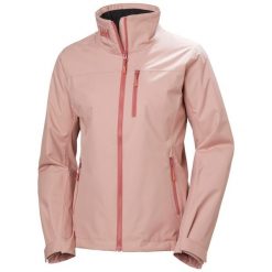 Damska kurtka wodoodporna Helly Hansen Crew 2. Czerwone kurtki damskie Helly Hansen, bez wzorów, bez kaptura. Za 699.00 zł.