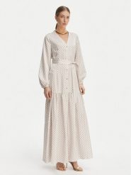 Marciano Guess Sukienka koszulowa G6GK59 W2349 Écru Regular Fit. Sukienki damskie Marciano Guess, z aplikacjami, z syntetyku, bez ramiączek. Za 1,289.00 zł.