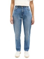 Mustang Dżinsy "Brooks" - Relaxed Slim fit - w kolorze niebieskim rozmiar: W24/L32. Niebieskie jeansy damskie Mustang. Za 109.78 zł.