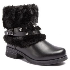 Botki Jenny Fairy. Czarne botki damskie Jenny Fairy, bez obcasa, na płaskiej podeszwie, bez zapięcia. Za 62.99 zł.