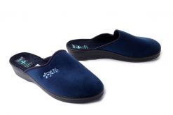 ADANEX 29262 109VH granatowy, kapcie damskie. Niebieskie kapcie damskie Adanex. Za 74.99 zł.