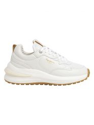 Pepe Jeans FOOTWEAR Skórzane sneakersy "Winslow Action" w kolorze białym rozmiar: 41. Białe obuwie sportowe damskie Pepe Jeans FOOTWEAR, z jeansu, bez zapięcia. Za 202.03 zł.