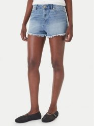 MICHAEL Michael Kors Szorty jeansowe MS6900MLAA Niebieski Regular Fit. Niebieskie szorty damskie MICHAEL Michael Kors, bez wzorów, z bawełny. Za 659.99 zł.