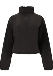 Kurtka damska Athlecia Sharma. Czarne kurtki sportowe damskie Athlecia, bez wzorów, z dresówki, bez kaptura. Za 259.00 zł.
