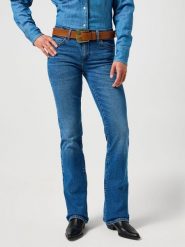 WRANGLER DAMSKI PASEK WRANGLER BIG BUCKLE BELT COGNAC 112358074. Brązowe paski damskie Wrangler, bez wzorów. W wyprzedaży za 64.99 zł.
