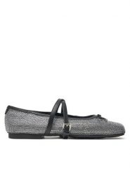 MICHAEL Michael Kors Baleriny 40F4CTFP3D Srebrny. Szare balerinki damskie MICHAEL Michael Kors, bez wzorów, ze skóry. Za 509.99 zł.