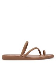 Crocs Japonki Miami Toe Loop Sandal 209862 Brązowy. Brązowe klapki damskie Crocs, bez wzorów, z tworzywa sztucznego, bez obcasa, bez zapięcia. Za 179.99 zł.