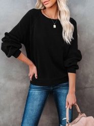 LA Angels Bluza w kolorze czarnym rozmiar: M. Czarne bluzy damskie LA Angels, m, bez wzorów, bez kaptura. Za 139.54 zł.