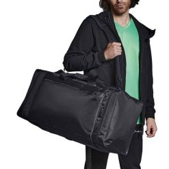 Sportowa Torba Sportowa Jumbo 74 Litry Jeden Rozmiar. Czarne torby sportowe QUADRA, bez wzorów, z materiału. Za 260.99 zł.