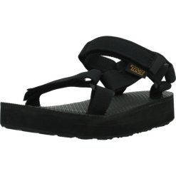 Sandały TEVA C MIDFORM UNIVERS Czarny. Czarne sandały damskie Teva, bez wzorów, z tkaniny, bez obcasa, bez zapięcia. Za 195.99 zł.