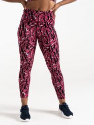 Dare 2b Legginsy sportowe "Influential" w kolorze różowym rozmiar: 36. Różowe legginsy damskie Dare 2b, bez wzorów, z materiału, outdoorowe. Za 74.46 zł.