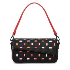 Torebka Desigual. Czarne torebki klasyczne damskie Desigual, bez dodatków. Za 189.99 zł.
