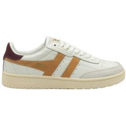 Sznurowane trampki damskie Gola Falcon. Białe trampki damskie Gola, bez wzorów, z gumy, bez zapięcia. Za 441.50 zł.