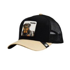 Czapka z daszkiem Goorin Bros. The Guard Dog Trucker 101-1767-BLK. Czarne czapki z daszkiem damskie Goorin Bros, bez wzorów. Za 159.00 zł.