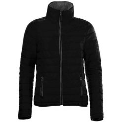 Kurtka Damska Ride Light Padded Jacket. Czarne kurtki damskie SOL'S, m, bez wzorów, z puchu, bez kaptura. Za 266.99 zł.