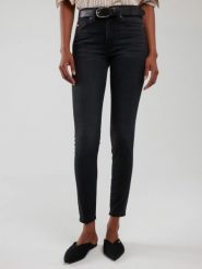 Jeansy damskie push up z wysokim stanem szare Melinda High Waist 895. Szare jeansy damskie Big Star, bez wzorów, z jeansu, z podwyższonym stanem. Za 329.99 zł.