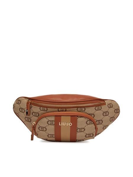 Liu Jo Nerka AA5162 T3846 Beżowy. Brązowe nerki i saszetki damskie Liu Jo, bez wzorów, ze skóry. Za 379.99 zł.